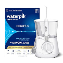 Load image into Gallery viewer, Waterpik Aquarius Water Flosser Professional For Teeth, Gums, Braces, Dental Care, Electric Power With 10 Settings, 7 Tips For Multiple Users And Needs, ADA Accepted, White WP-660, Packaging May Vary