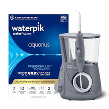 Load image into Gallery viewer, Waterpik Aquarius Water Flosser Professional For Teeth, Gums, Braces, Dental Care, Electric Power With 10 Settings, 7 Tips For Multiple Users And Needs, ADA Accepted, White WP-660, Packaging May Vary