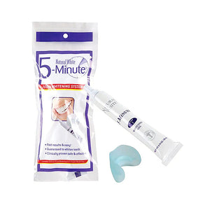 5 Pack Natural White 5-Minute Teeth Whitening Kits