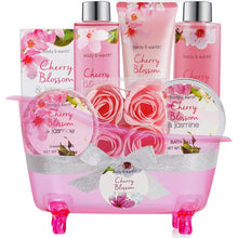 Load image into Gallery viewer, Gift Baskets for Women Body &amp; Earth Bath and Body Gift Set for Women, Cherry Blossom &amp; Jasmine Spa Gifts for Women Bath Gifts for Women, Regalos Para Mujer, Christmas Gifts for Women