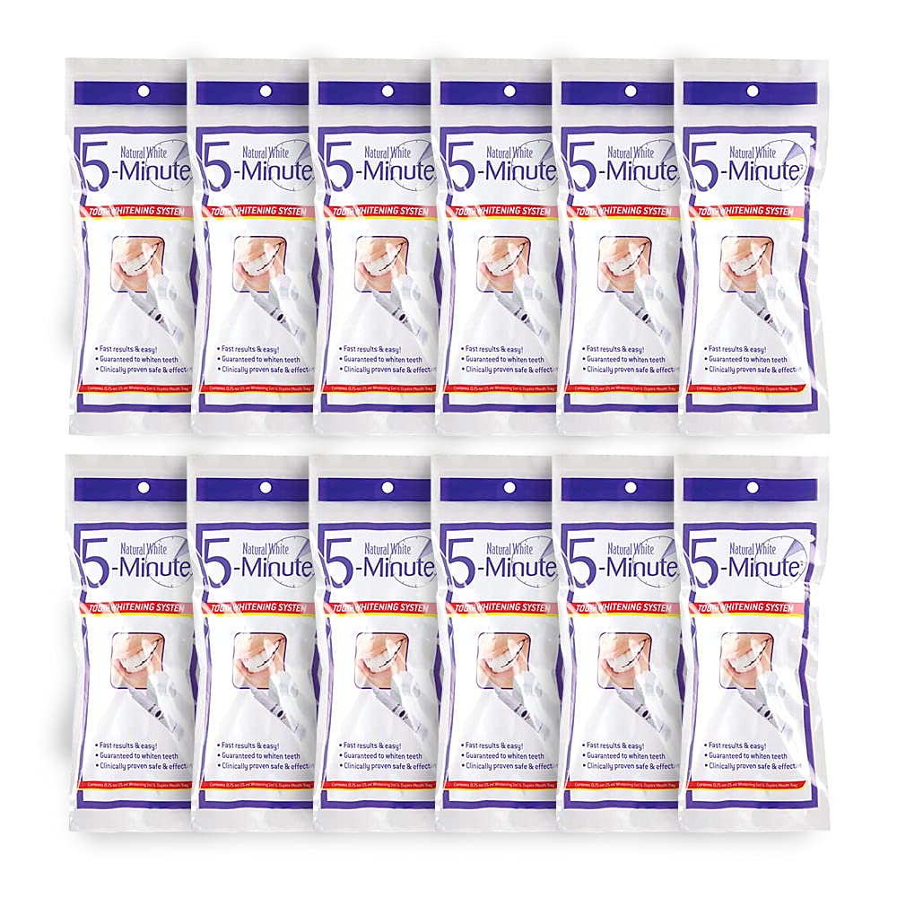 5 Minute Gel Tooth Whitening System. Lornamead, 12 pack