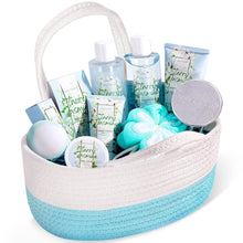 Load image into Gallery viewer, Spa Gift Baskets for Women - Body &amp; Earth 11pcs Lavender Gift Sets with Bubble Bath, Shower Gel, Body Lotion, Birthday Gifts for Women, Spa Kit for Mom Gifts, Purple Gifts