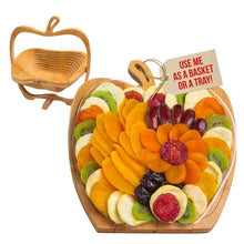 Load image into Gallery viewer, Dried Fruit Gift Basket– Healthy Gourmet Snack Box - Holiday Food Tray - Variety Snacks - Birthday, Sympathy, Mom, Dad, Corporate Tray - Bonnie &amp; Pop