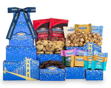 Load image into Gallery viewer, The Ghirardelli Chocolate Gift Tower by Wine Country Gift Baskets