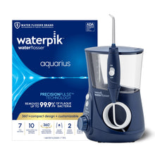 Load image into Gallery viewer, Waterpik Aquarius Water Flosser Professional For Teeth, Gums, Braces, Dental Care, Electric Power With 10 Settings, 7 Tips For Multiple Users And Needs, ADA Accepted, White WP-660, Packaging May Vary