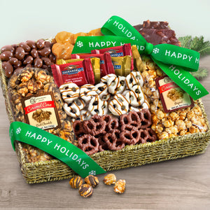 A Gift Inside Chocolate, Caramel and Crunch Grand Gift Basket