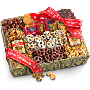 A Gift Inside Chocolate, Caramel and Crunch Grand Gift Basket