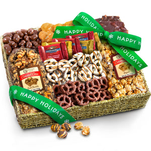 A Gift Inside Chocolate, Caramel and Crunch Grand Gift Basket